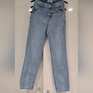 RSQ Light Blue Women's Jeans Distressed. Size 24- High Rise Straight Leg.